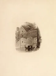 Die Seufzerbrücke, Venedig, ca. 1832